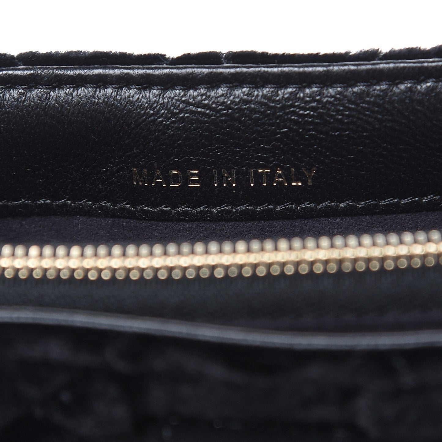Velvet Quilted Small Clutch With Chain Black