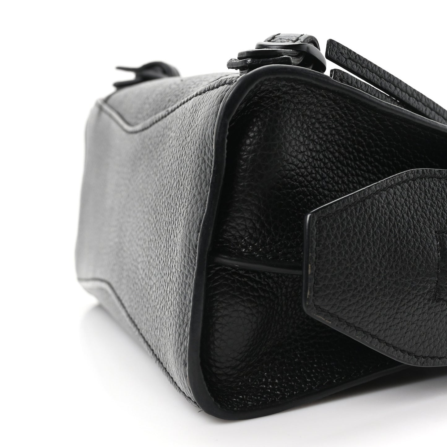 Grained Calfskin Neo Classic Black Hardware Mini City Black