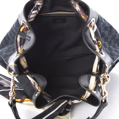 Gucci Monogram Positano Hobo Black 5 of 9
