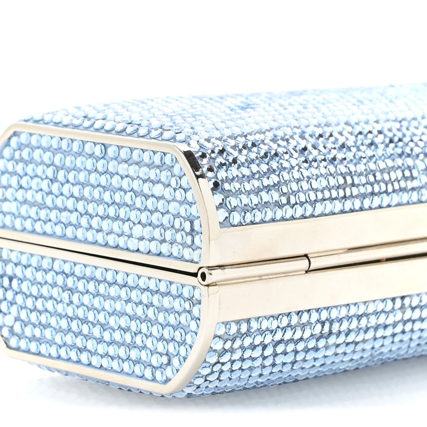 Swarovski Crystal Minaudiere Clutch Blue