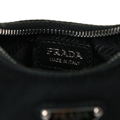 Prada Tessuto Nylon Mini Re-Edition 2000 Shoulder Bag Black 7 of 8