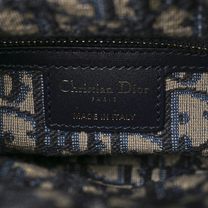 Christian Dior Wicker Oblique Mini Lady Dior Bag Blue 6 of 11