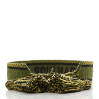Christian Dior Woven Cotton J'Adior Friendship Bracelet 3 of 4