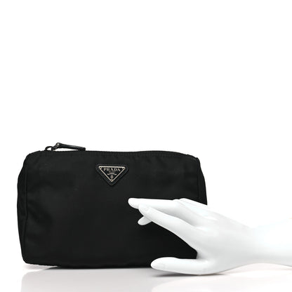 Prada Tessuto Nylon Vela Cosmetic Pouch Black 2 of 8