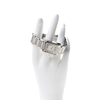 Cartier Stainless Steel 25mm Tank Francaise Quartz Watch 2 of 8