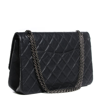 Chanel Aged Calfskin 2.55 Reissue 227 Flap Dark Grey 3 of 8