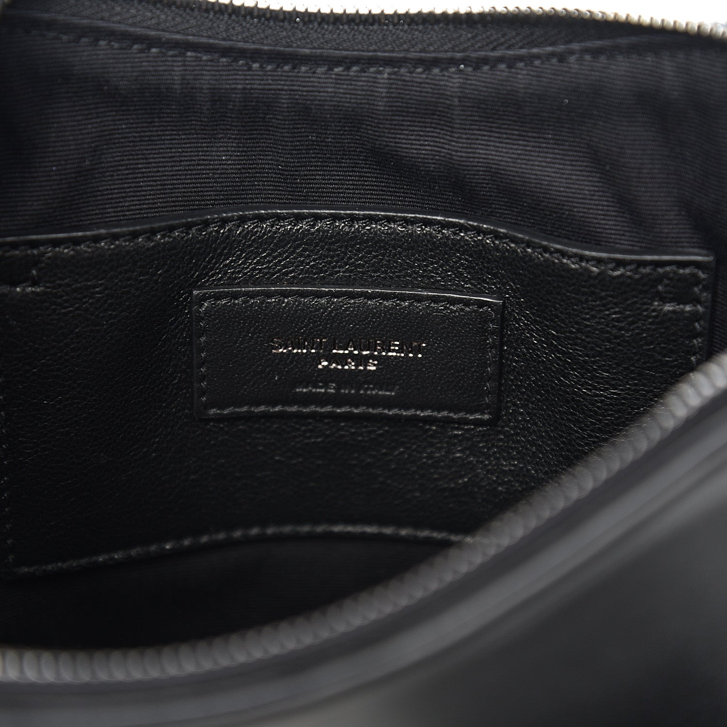 Saint Laurent Calfskin Heart Monogram Crossbody Black 5 of 7