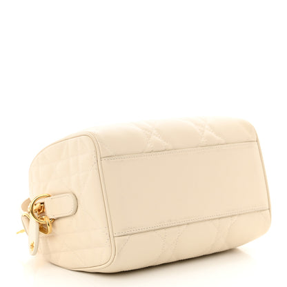 Christian Dior Calfskin Macrocannage Groove 20 Bag Dusty Ivory 4 of 13
