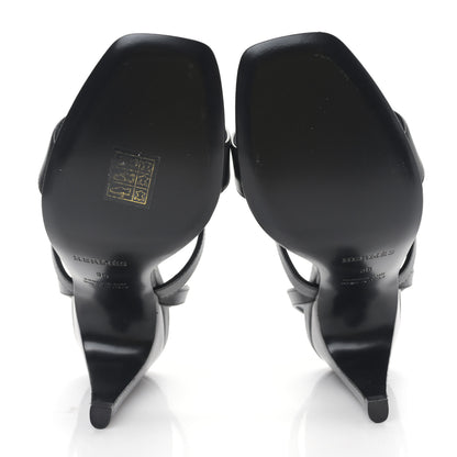 Hermes Calfskin Glamour 75 Sandals 35 Black 5 of 9