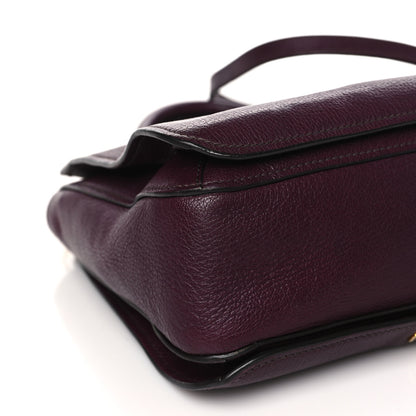 Miu Miu Goatskin Madras Shopping Tote Astrale Rosa 8 of 13