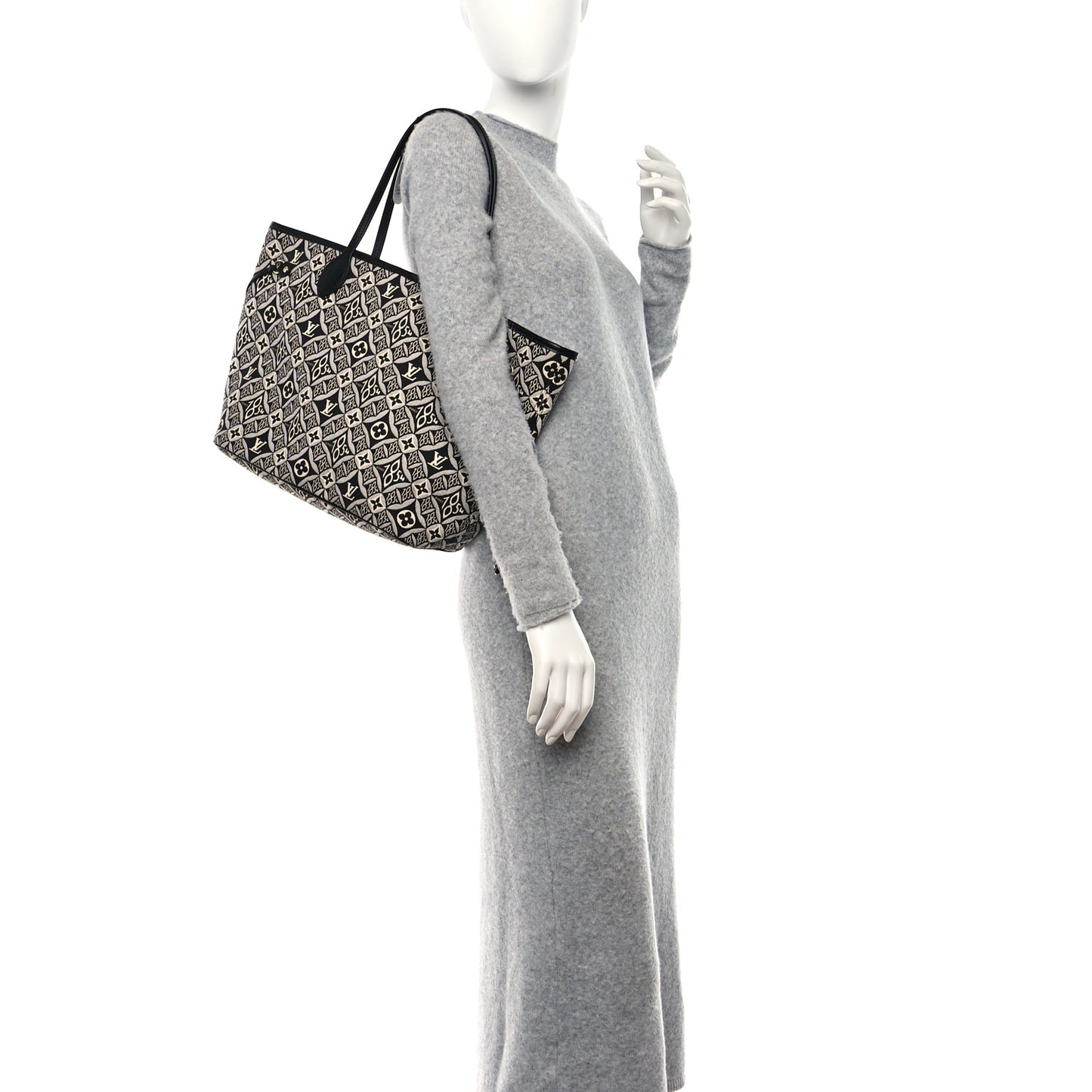 Jacquard Since 1854 Neverfull MM Grey