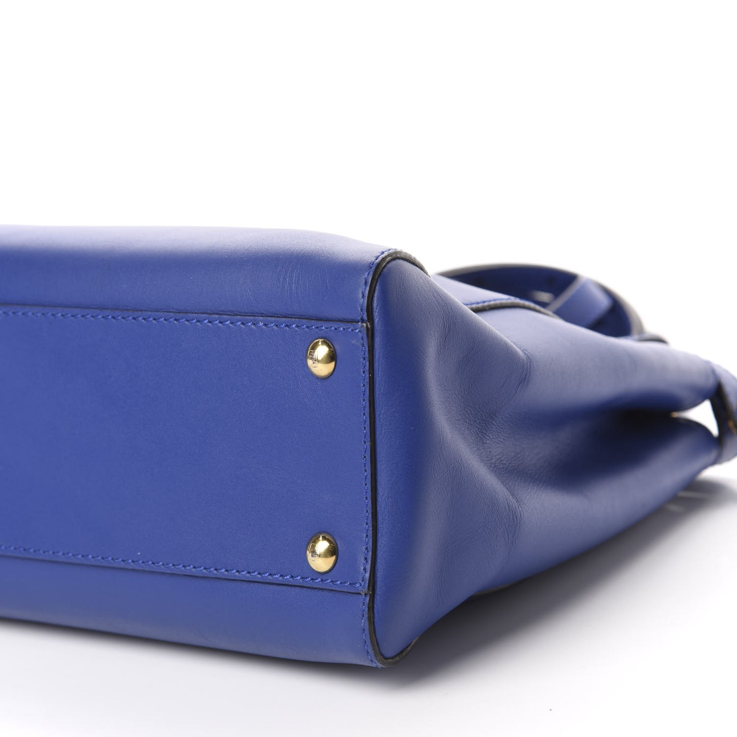 Vitello Morgan Fabric Jacquard Pequin Medium Peekaboo Iconic Satchel Blue Neon Tobacco