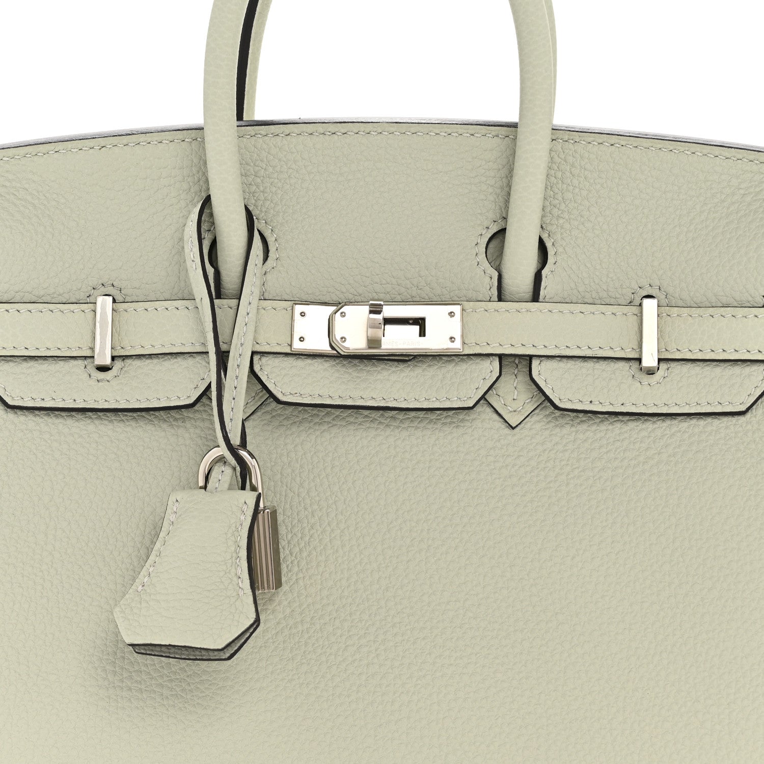 Hermes Togo Birkin 25 Gris Neve 8 of 12