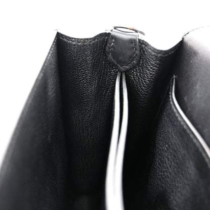 Hermes Evergrain Mini Sac Roulis Black 14 of 18