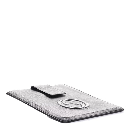Gucci Pebbled Calfskin Soho iPad Case Black 4 of 6