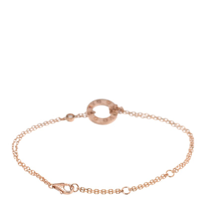 Cartier 18K Pink Gold Diamond Pink Sapphire LOVE Bracelet 2 of 5