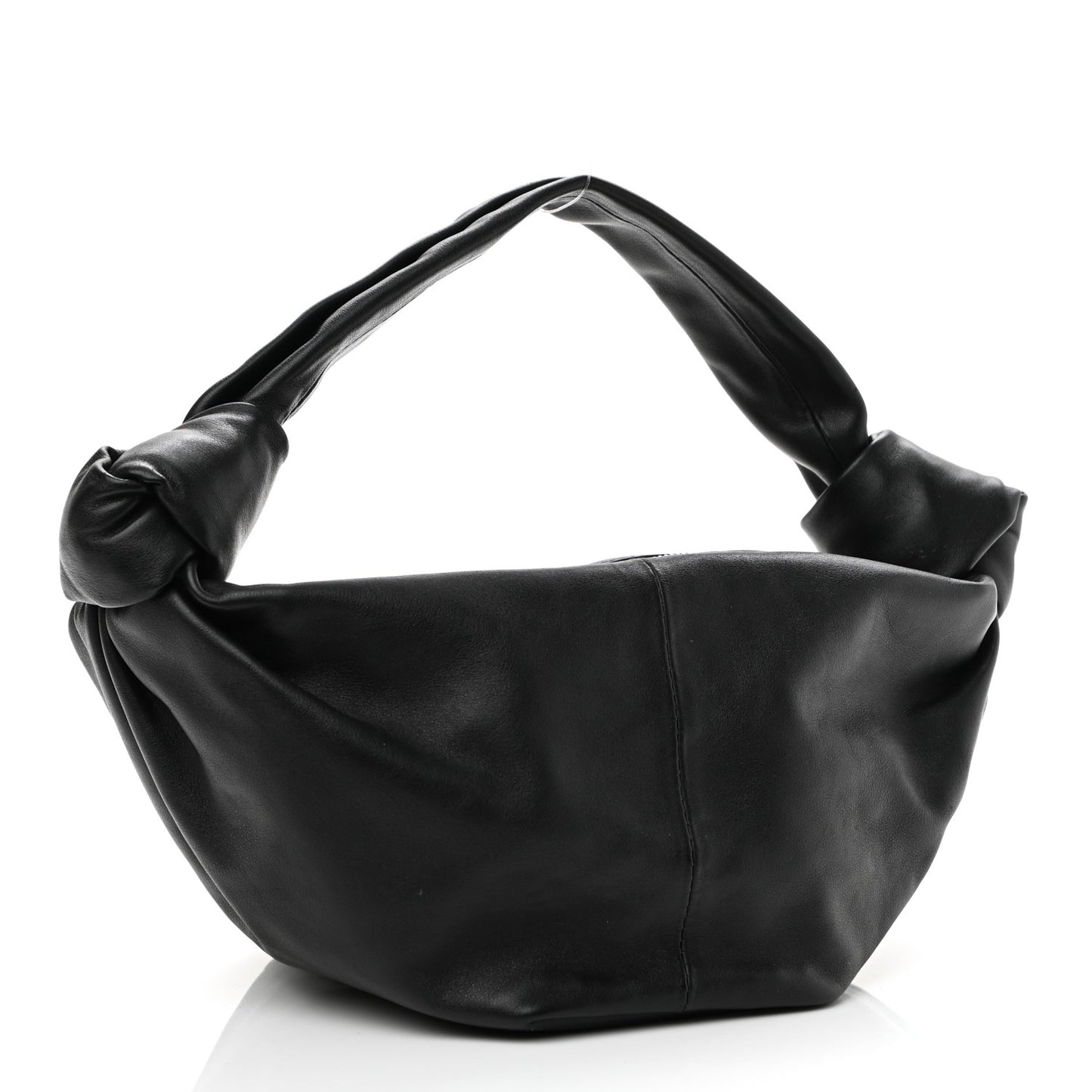 Calfskin Mini Double Knot Bag Black