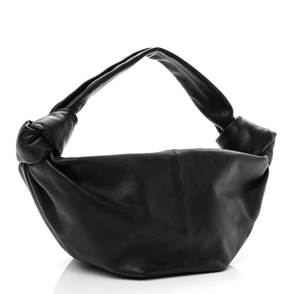 Bottega Veneta Calfskin Mini Double Knot Bag Black 3 of 11