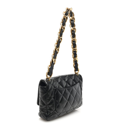 Chanel Lambskin Quilted Large CC Funky Town Flap Black 3 of 10