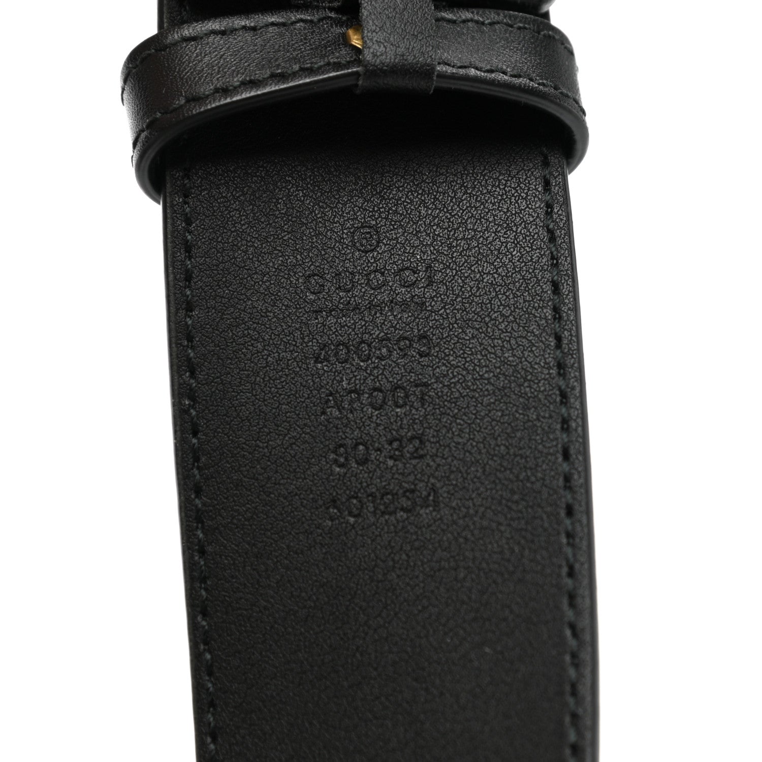 Gucci Calfskin Double G 40mm Belt 80 32 Black 3 of 6