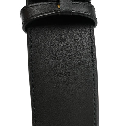 Gucci Calfskin Double G 40mm Belt 80 32 Black 3 of 6