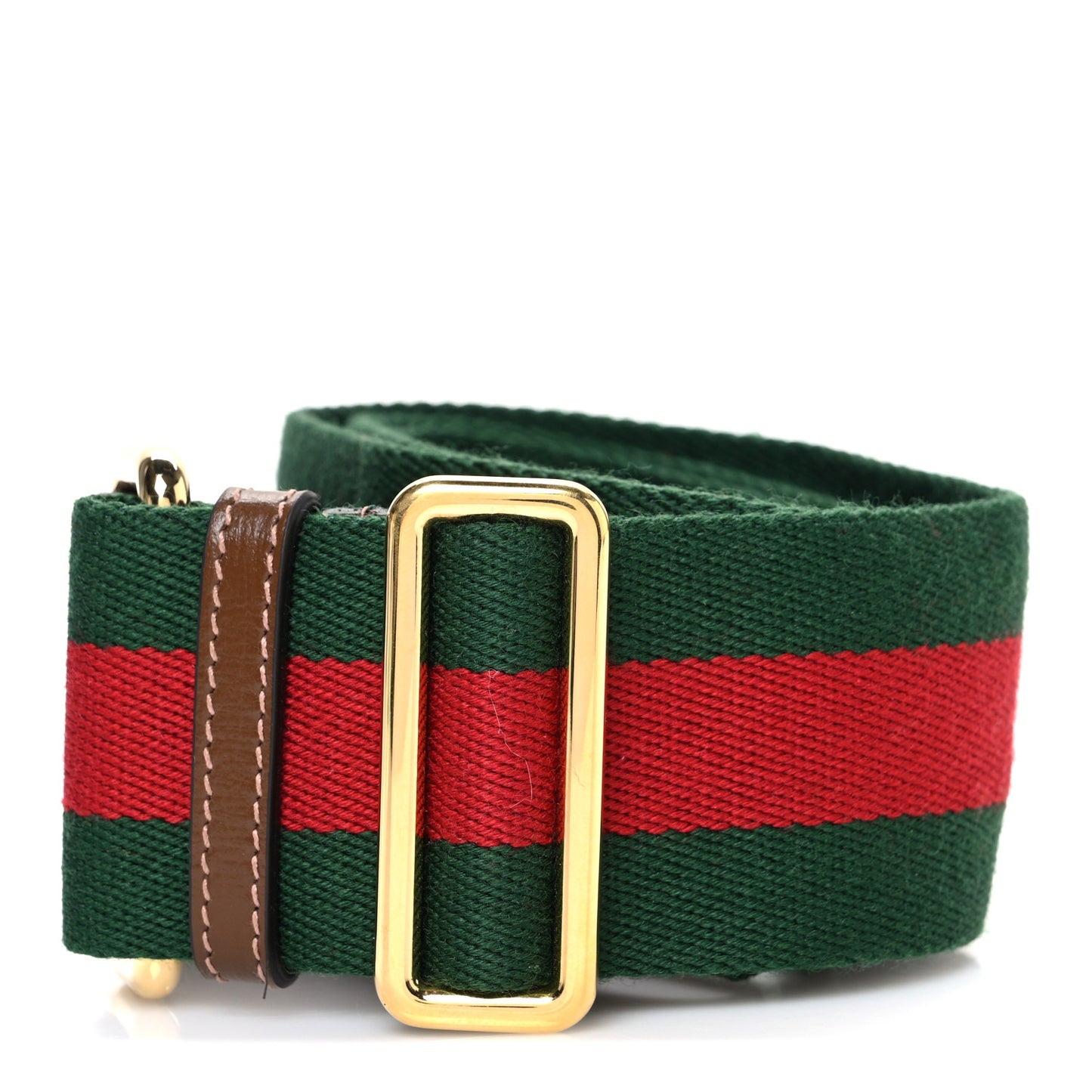 Canvas Web Shoulder Strap Green Red