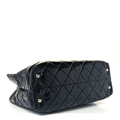 Chanel Vinyl Quilted Large In The Business Tote Black 3 of 10