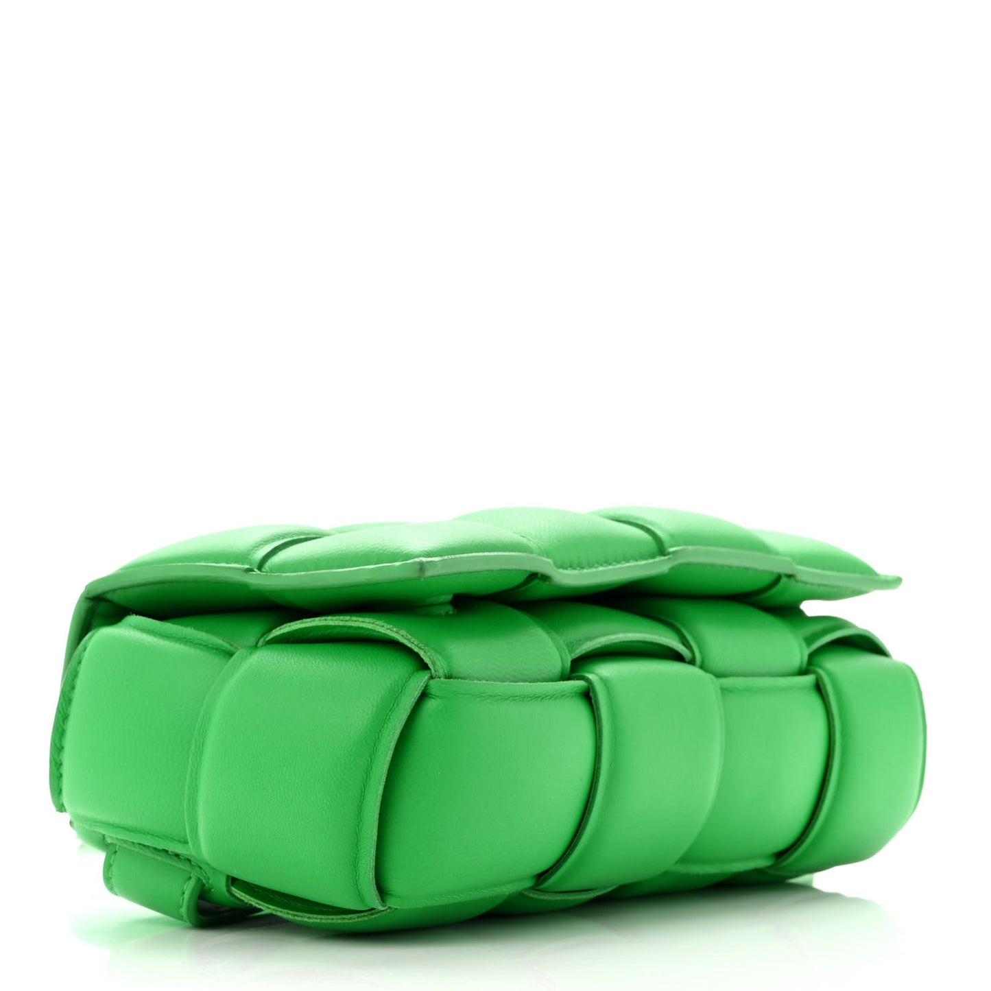 Nappa Maxi Intreccio Padded The Belt Cassette Bag Parakeet