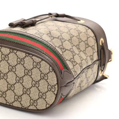 Gucci GG Supreme Monogram Web Small Ophidia Bucket Bag Brown 7 of 7