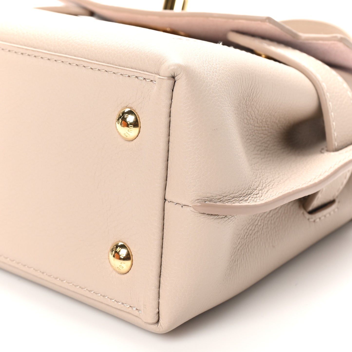 Soft Calfskin Mini Lockme Ever Greige