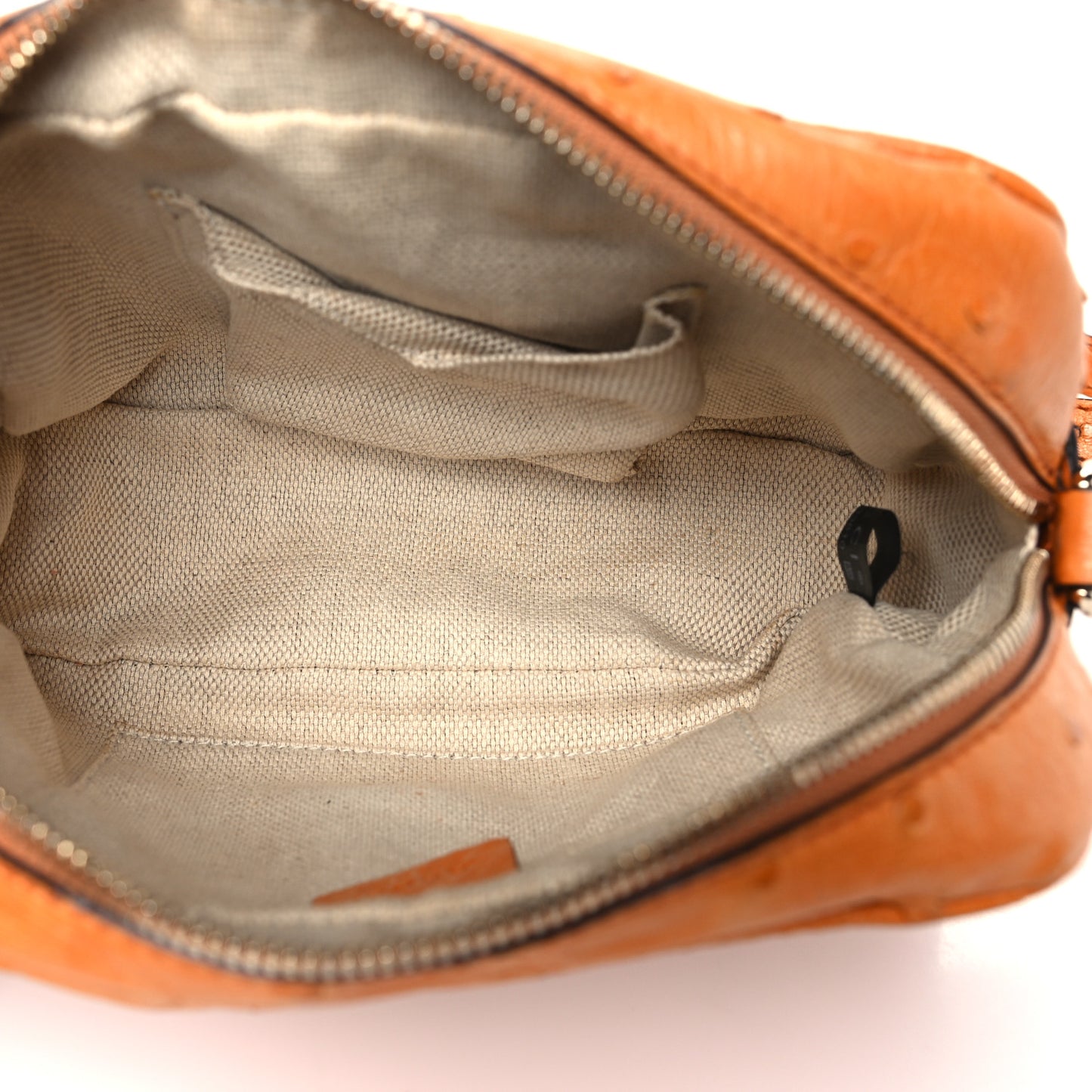 Ostrich Small Soho Disco Bag Orange