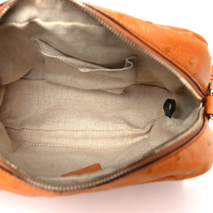 Gucci Ostrich Small Soho Disco Bag Orange 5 of 11