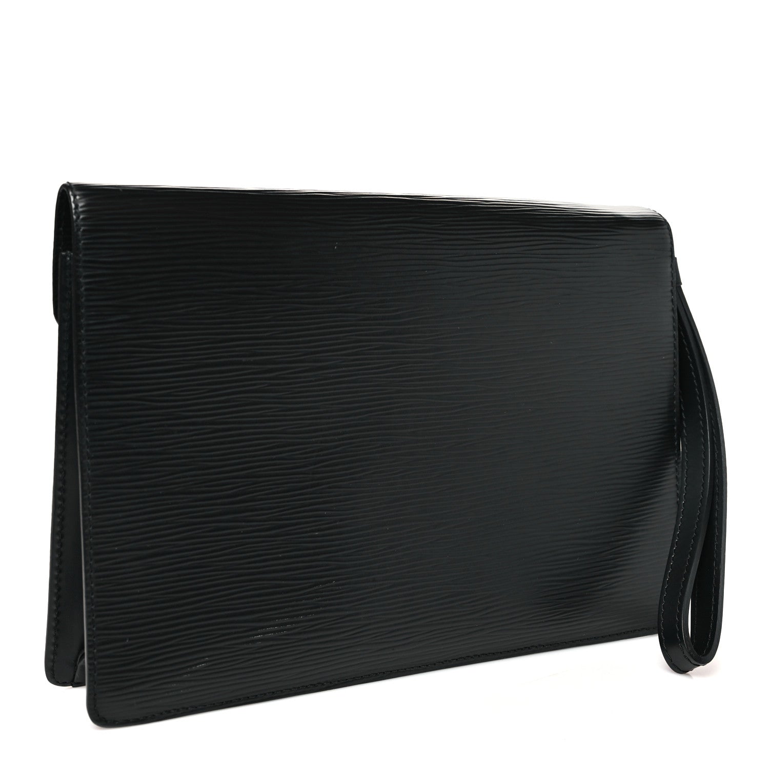 Louis Vuitton Epi Pochette Sellier Dragonne Clutch Black 3 of 11