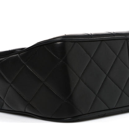 Chanel Lambskin Quilted Medium Single Flap Black 10 of 12