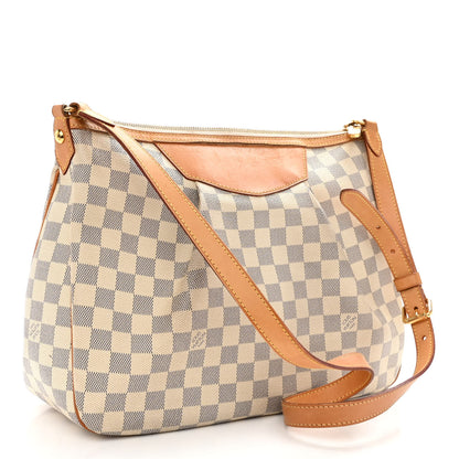 Louis Vuitton Damier Azur Siracusa MM 2 of 13