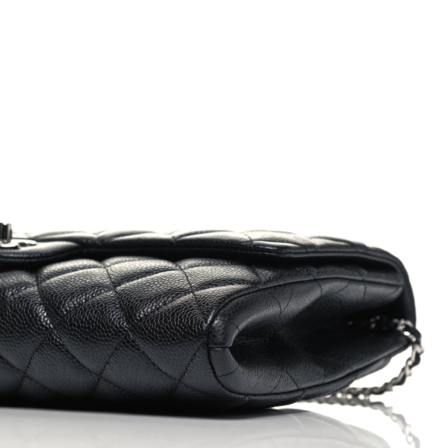 Chanel Caviar Quilted Clutch With Chain Flap Black 7 of 10