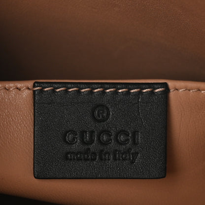 Gucci Alligator Small GG Charm Dome Bag Black 6 of 10