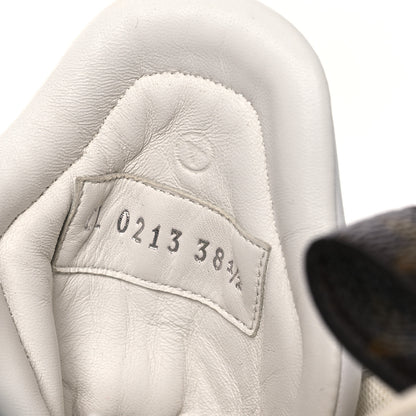 Louis Vuitton Calfskin Technical Nylon LV Archlight Sneakers 38.5 White Blue Gris 10 of 10