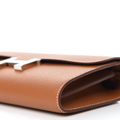 Hermes Epsom Constance Long Wallet To Go Gold 7 of 10
