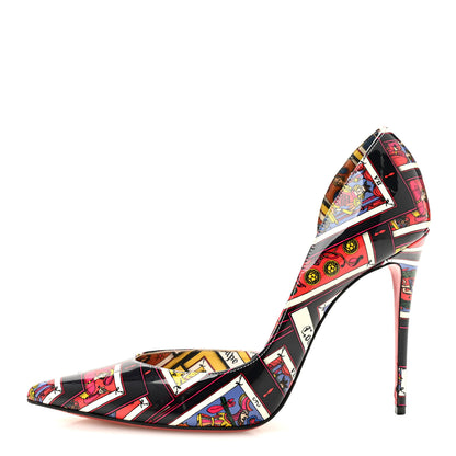 Christian Louboutin Patent Tarot Iriza 100 Pumps 40 Multicolor 1 of 8
