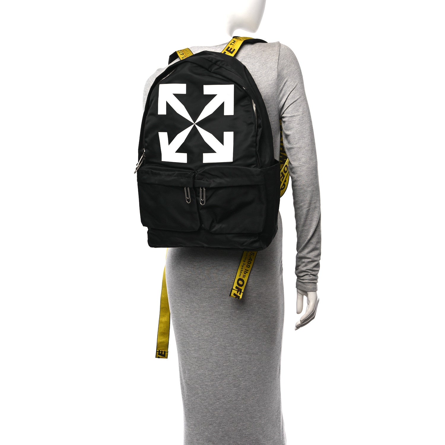 Off-White Nylon Arrow Backpack Black 2 of 10