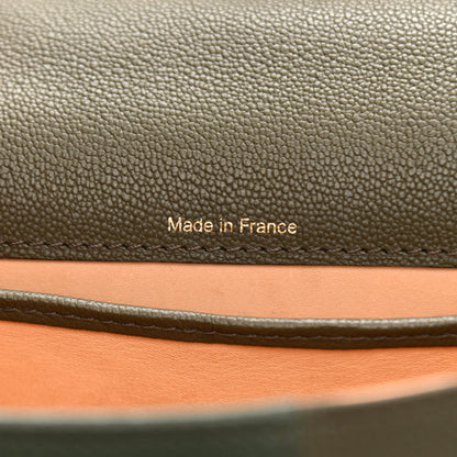 Delvaux Grained Rodeo Calfskin Mini Brillant Camaieux Satchel Kaki 7 of 9