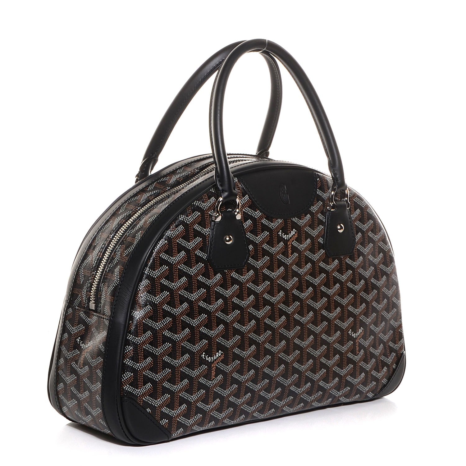 Goyard Goyardine Saint Jeanne MM Bowler Black 3 of 7