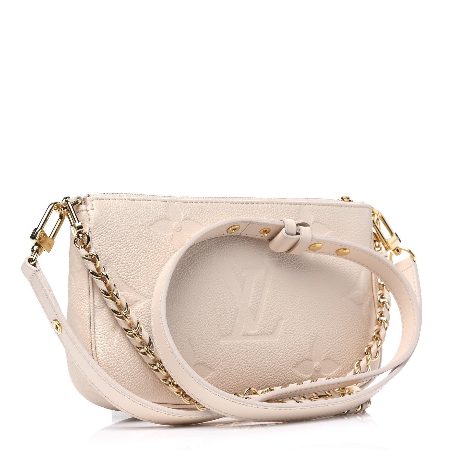 Louis Vuitton Empreinte Monogram Giant Multi Pochette Accessories Cream 2 of 4
