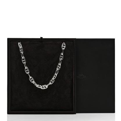 Hermes Sterling Silver GM Chaine D'Ancre Necklace 5 of 5
