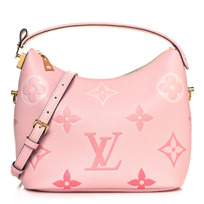 Louis Vuitton Empreinte Monogram Giant By The Pool Marshmallow Hobo PM Bouton De Rose 1 of 11
