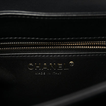 Chanel Lambskin Quilted Small Trendy CC Chain Dual Handle Flap Bag Black 6 of 11
