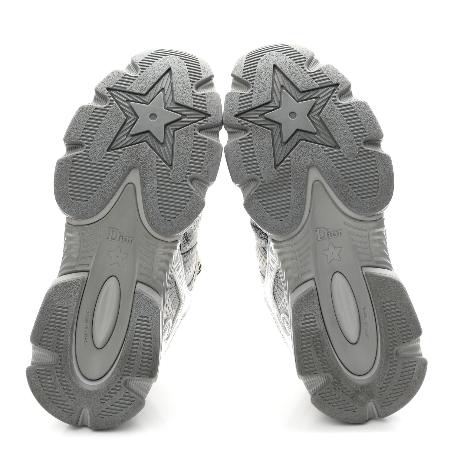 Christian Dior Technical Mesh Dior Chrono Sneakers 36 Silver 6 of 9