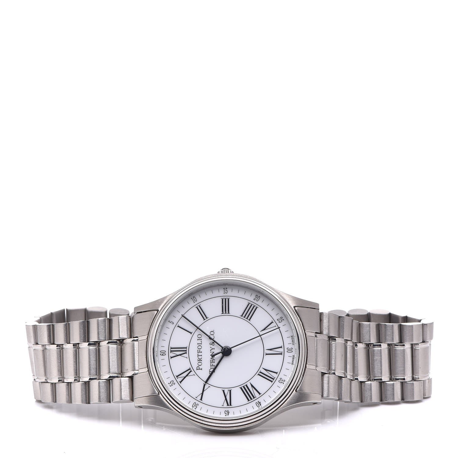 Tiffany Stainless Steel 33mm Portfolio Quartz Watch 3 of 8