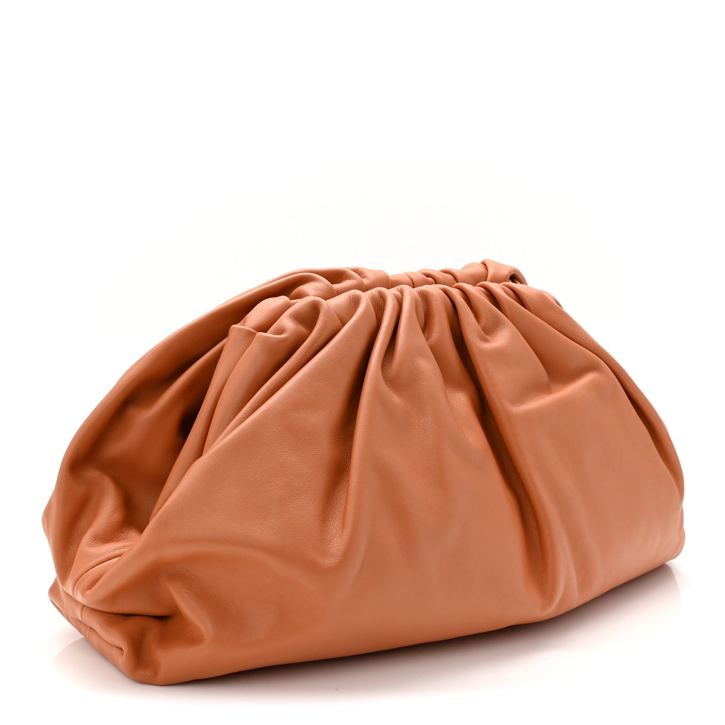 Smooth Butter Calf The Pouch Oversized Clutch Clay